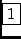 \fbox {1}