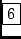 \fbox{6}